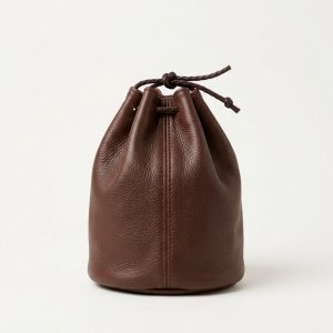 Leather Drawstring Pouch