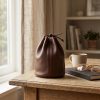 Leather Drawstring Pouch