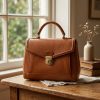Structured Top-Handle Bag